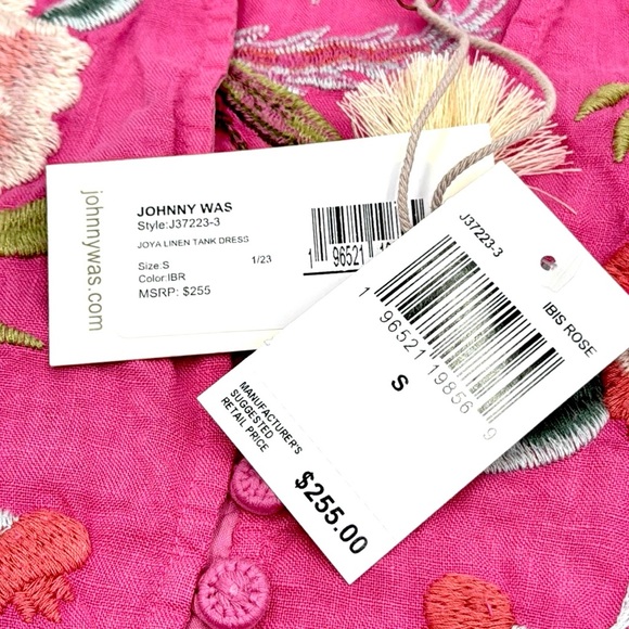 Johnny Was Joya Linen Tank Dress Size Small - Picture 13 of 16